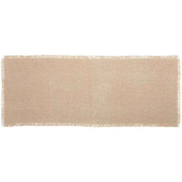Burlap Vintage Runner Fringed 13x36 VHC Brands - The Fox Decor